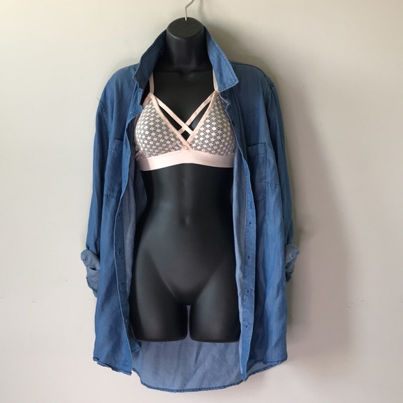 Beautiful Pink Lace Bralette - Picture 2 of 8